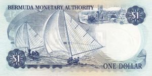Bermuda, 1 Dollar, P28a