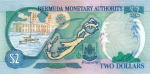 Bermuda, 2 Dollar, P50a