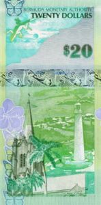 Bermuda, 20 Dollar, P60a Sign.1