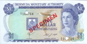 Bermuda, 1 Dollar, P28s