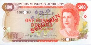Bermuda, 100 Dollar, P33s
