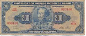 Brazil, 200 Cruzeiro, P154c