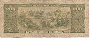 Brazil, 200 Cruzeiro, P154c