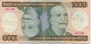 Brazil, 1,000 Cruzeiro, P201b