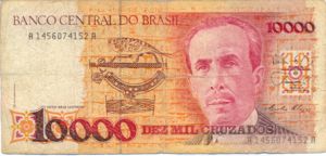 Brazil, 10,000 Cruzado, P215a
