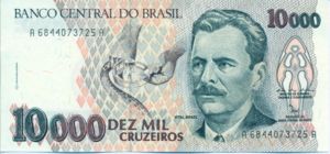 Brazil, 10,000 Cruzeiro, P233b