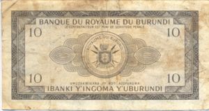 Burundi, 10 Franc, P9