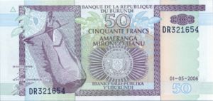 Burundi, 50 Franc, P36f