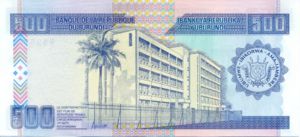 Burundi, 500 Franc, P37A
