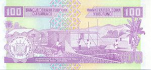 Burundi, 100 Franc, P37d