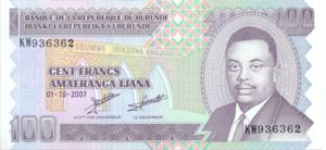 Burundi, 100 Franc, P37f