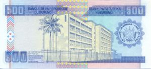 Burundi, 500 Franc, P38b