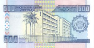 Burundi, 500 Franc, P38e