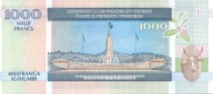 Burundi, 1,000 Franc, P39c