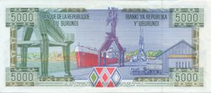 Burundi, 5,000 Franc, P40