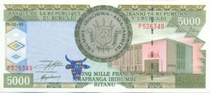 Burundi, 5,000 Franc, P42a