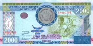 Burundi, 2,000 Franc, P47