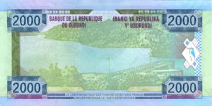 Burundi, 2,000 Franc, P47