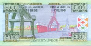 Burundi, 5,000 Franc, P48