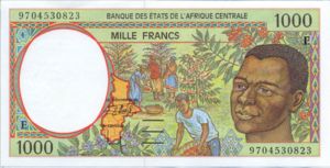 Central African States, 1,000 Franc, P202Ed