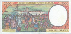 Central African States, 2,000 Franc, P203Eg