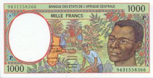 Central African States, 1,000 Franc, P602Pb