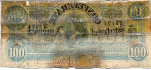 Confederate States of America, 100 Dollar, P72