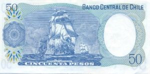 Chile, 50 Peso, P151b v2
