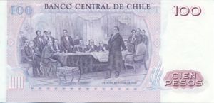 Chile, 100 Peso, P152b 4