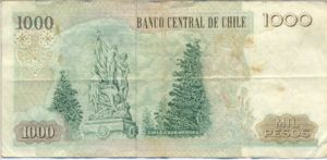 Chile, 1,000 Peso, P154c 13