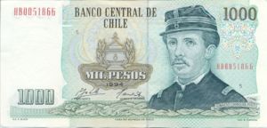Chile, 1,000 Peso, P154e 5