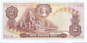 Colombia, 2 Peso Oro, P413b v1
