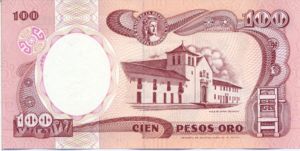 Colombia, 100 Peso Oro, P426A