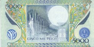 Colombia, 5,000 Peso, P442a