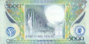 Colombia, 5,000 Peso, P452g