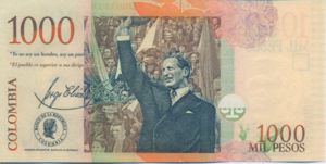 Colombia, 1,000 Peso, P456d