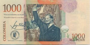 Colombia, 1,000 Peso, P456i
