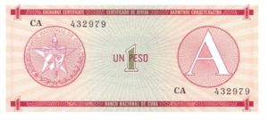 Cuba, 1 Peso, FX1