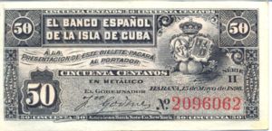 Cuba, 50 Centavo, P46a