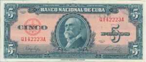 Cuba, 5 Peso, P78a