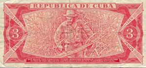Cuba, 3 Peso, P107a v3