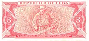 Cuba, 3 Peso, P107b v2