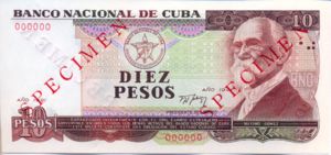 Cuba, 10 Peso, CS25