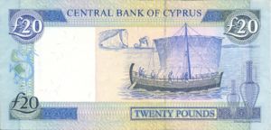 Cyprus, 20 Pound, P63a
