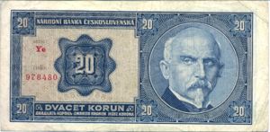 Czechoslovakia, 20 Koruna, P21a