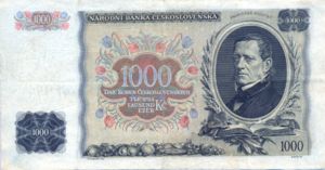 Czechoslovakia, 1,000 Koruna, P26a