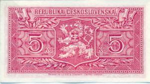 Czechoslovakia, 5 Koruna, P59s