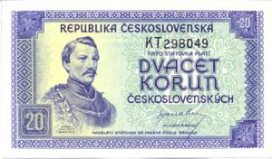 Czechoslovakia, 20 Koruna, P61s
