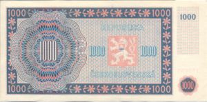 Czechoslovakia, 1,000 Koruna, P74s