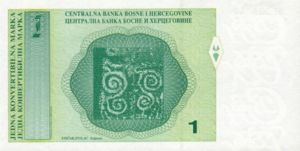 Bosnia and Herzegovina, 1 Convertible Mark, P59a